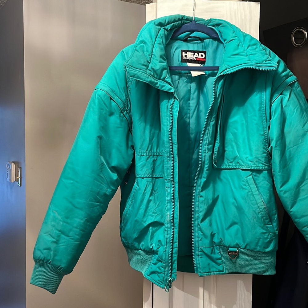 Head - Winter Jacket 90’sTeal Colour